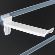 white plastic euro slatwall hook