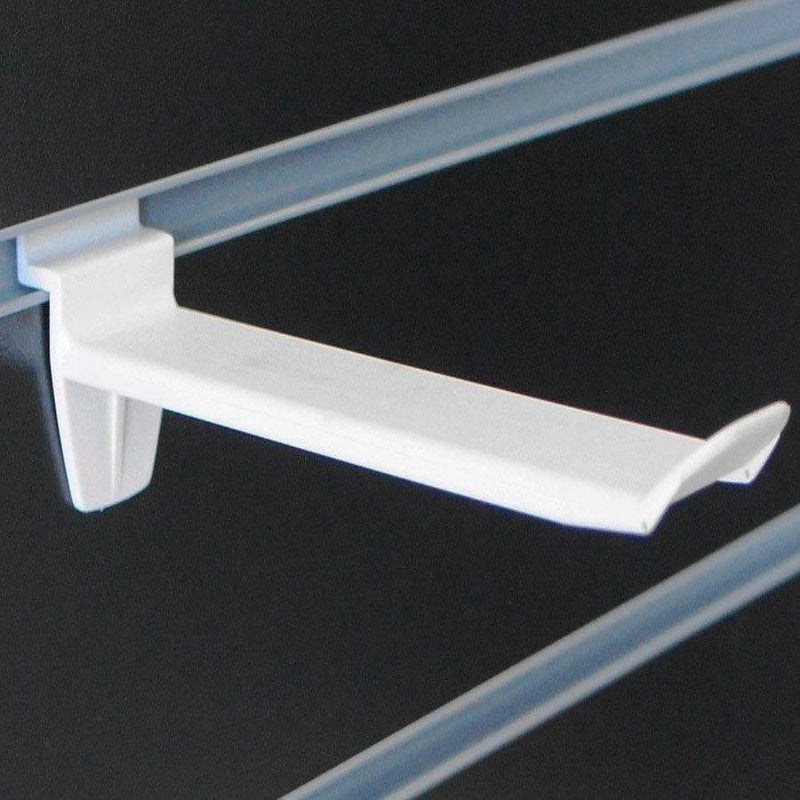white plastic euro slatwall hook