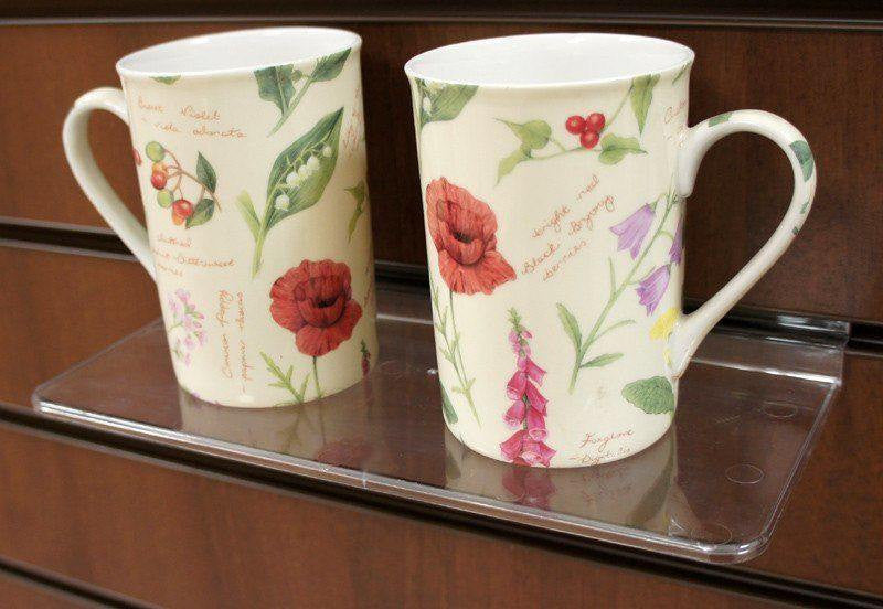 Simple Slatwall Shoe Shelf - 25 x 11cm