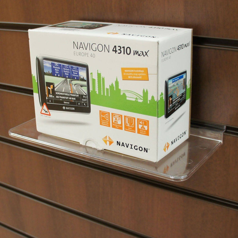 Simple Slatwall Shoe Shelf - 25 x 11cm