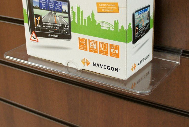 Simple Slatwall Shoe Shelf - 25 x 11cm