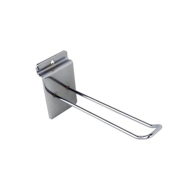 Euro loop Slatwall Hook 15cm (6in) Chrome finish