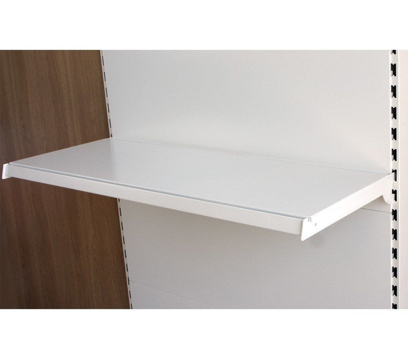 S50 Shelf Bracket (pair), Jura White - 20cm to 47cm
