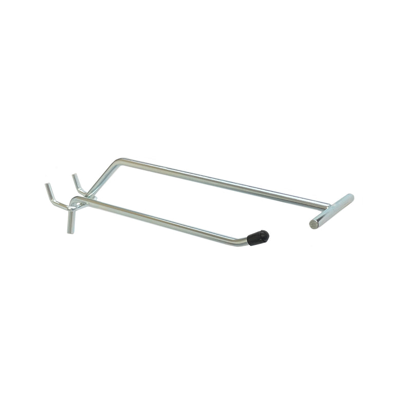 Single Prong Peg Hook with Overhead Arm 20cm 