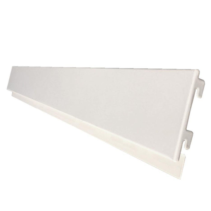 S50 Metal Slatwall Panels, 10cm high Jura White