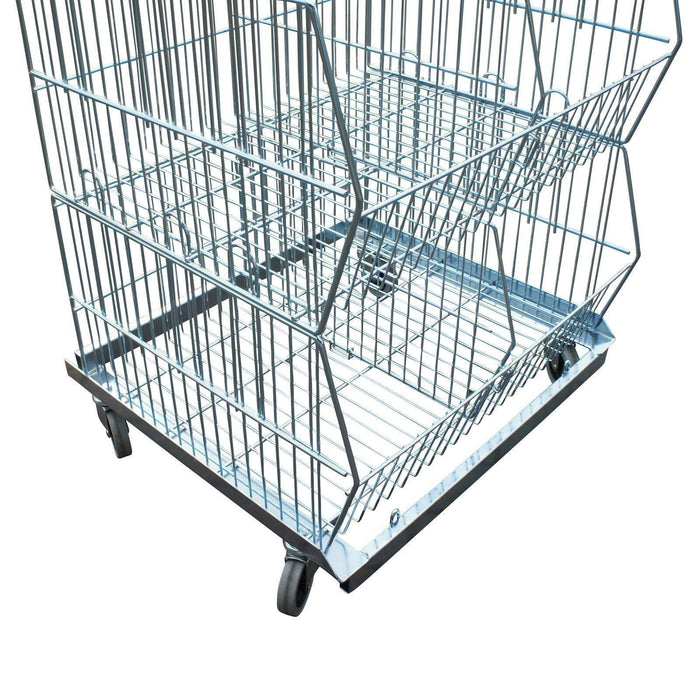 Wheeled Bases for Stacking Baskets - 98 x 50cm