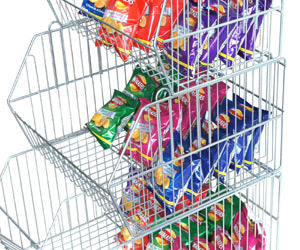 Stacking Basket- 98w x 45d x 30cm h
