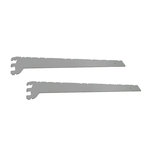 S50 Shelf brackets - 3 hook - Silver