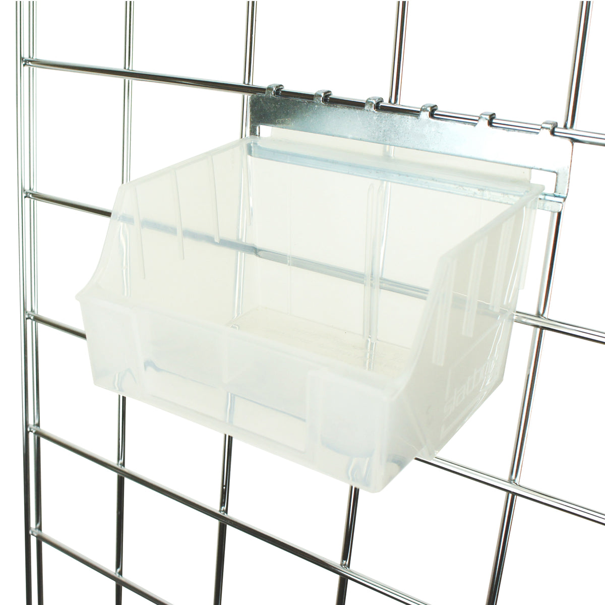 Slatbox Storbox Standard - for grid panel - Frosted