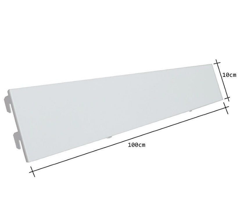 S50 Back Panels, Plain, Jura White - 100cm wide