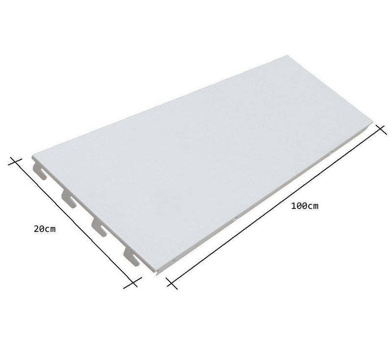 K50 Back Panels, Plain, Jura White - 100cm wide