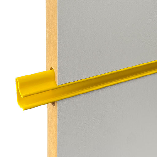 yellow slatwall insert